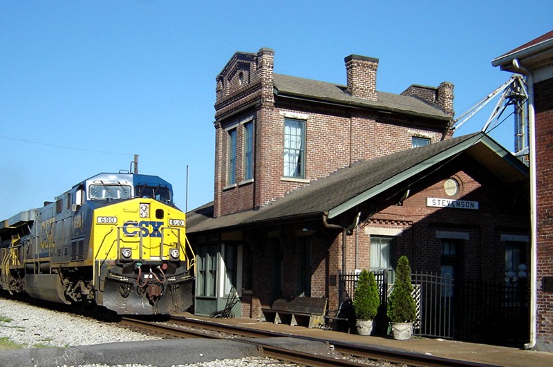 Passing The Depot In Stevenson, AL