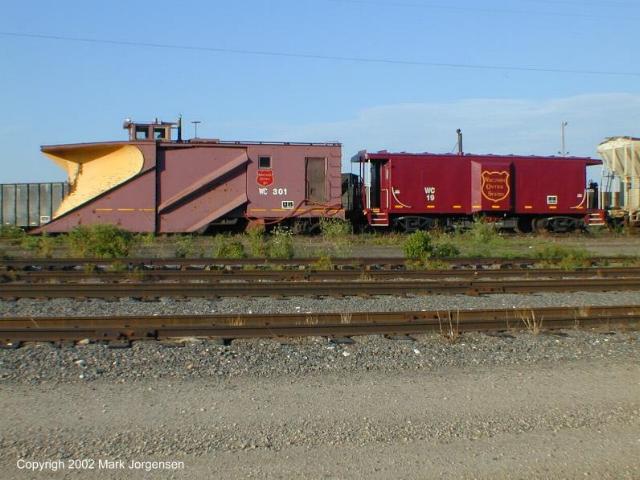 Plow and Caboose