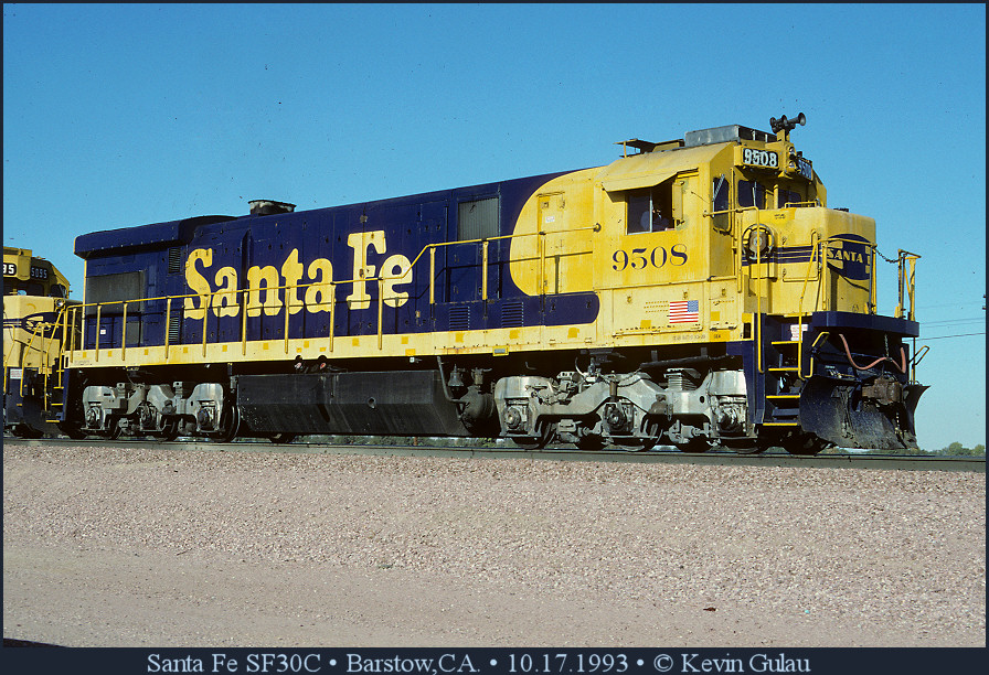 Santa Fe SF30C at Barstow,CA.