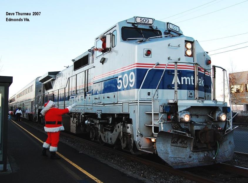 Santa gives train orders