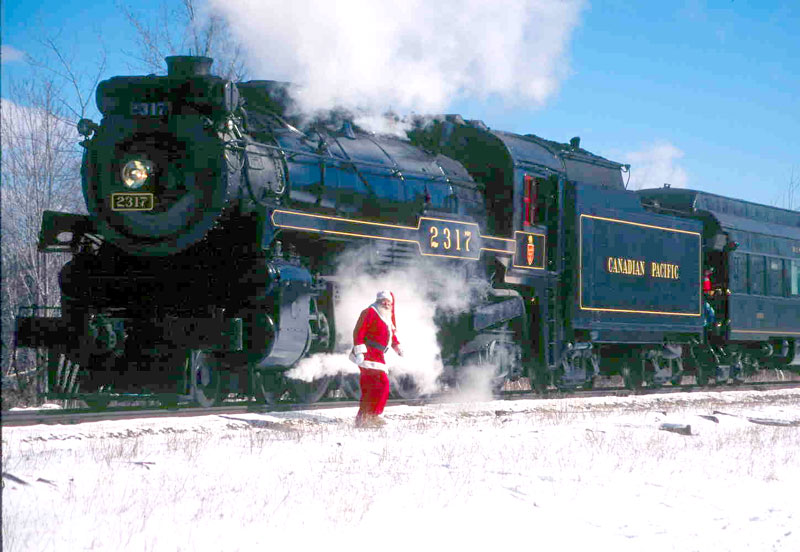 Santa Takes the Train