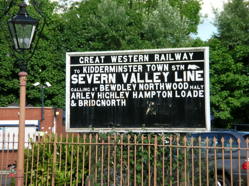 Severn Valley Line Sign