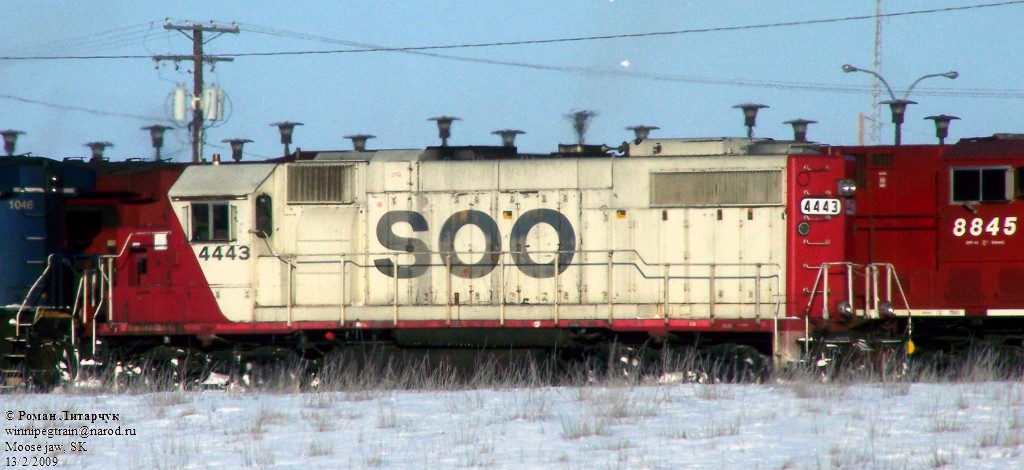 SOO 4443 (GP38-2)