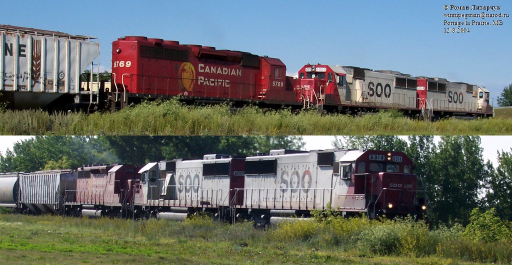 SOO grain train on PNL