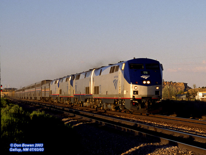 Southwest Chief at Gallup