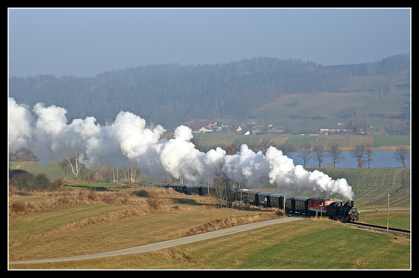 Steaming across Waldviertel