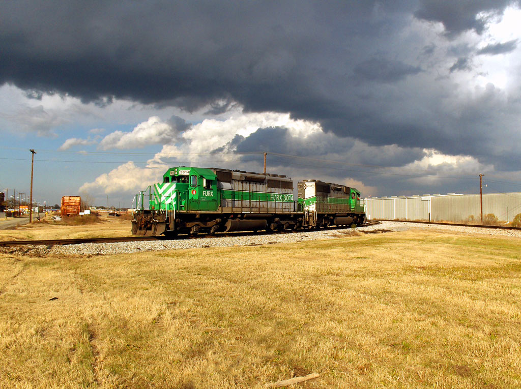 Storm Clouds Over The Rails