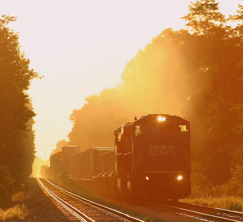 Sunset over Conrail