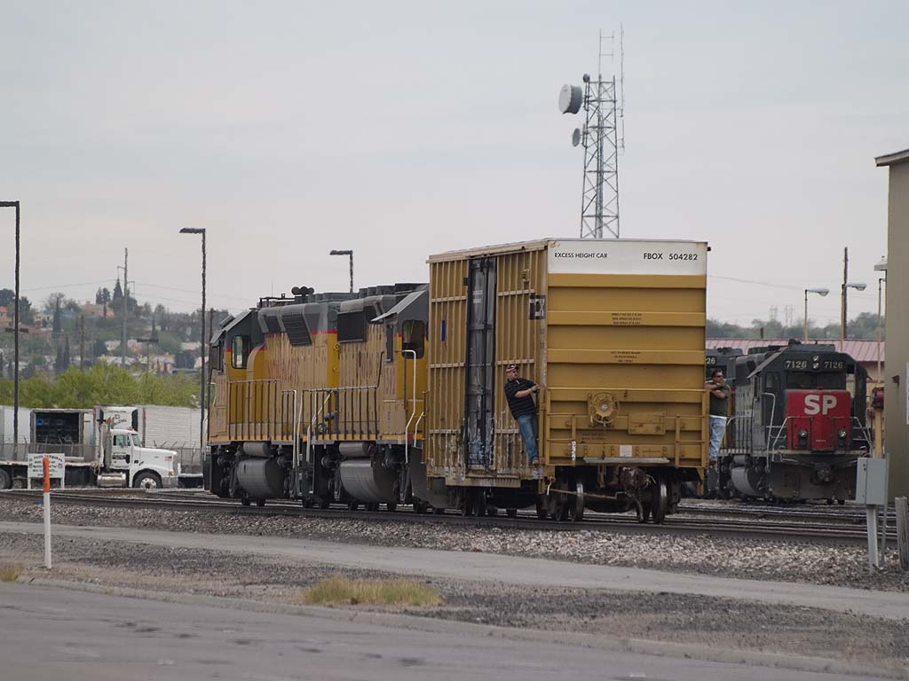 Switching by the locomotive facility