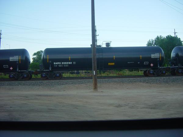 Tanker train waiting for 844 to go by