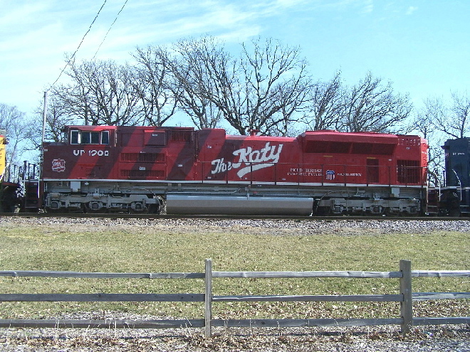 The Katy heritage engine sits at Momence