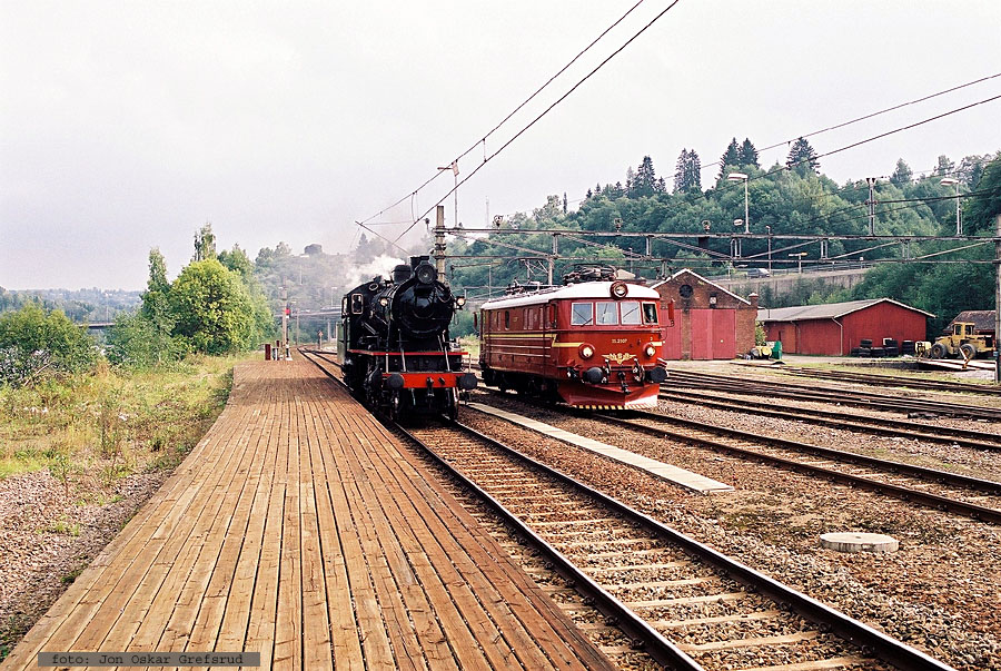 The two locomotives