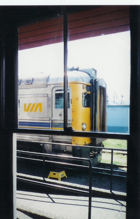 Through the station window