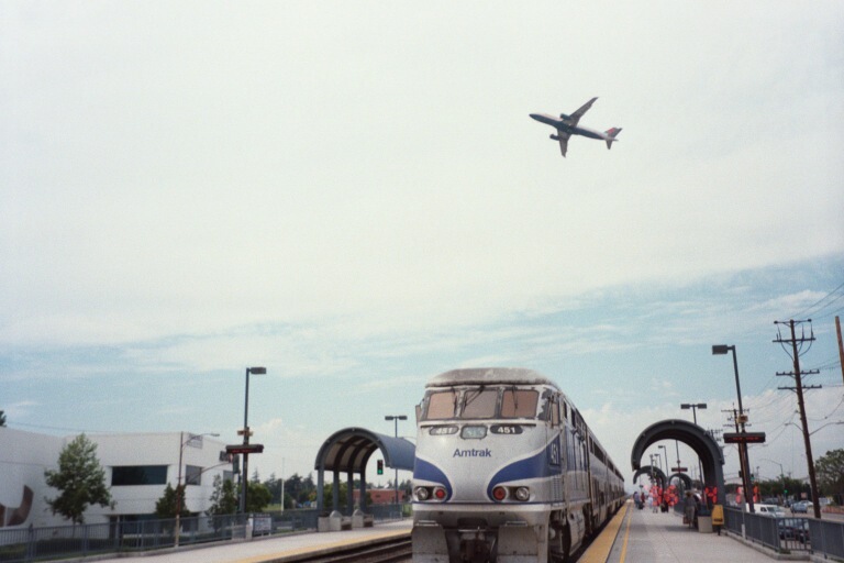 Train #771and An America West A320