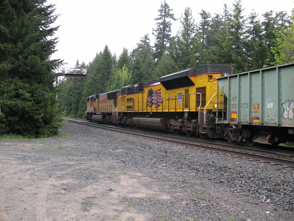 UP Ballast train at Fields