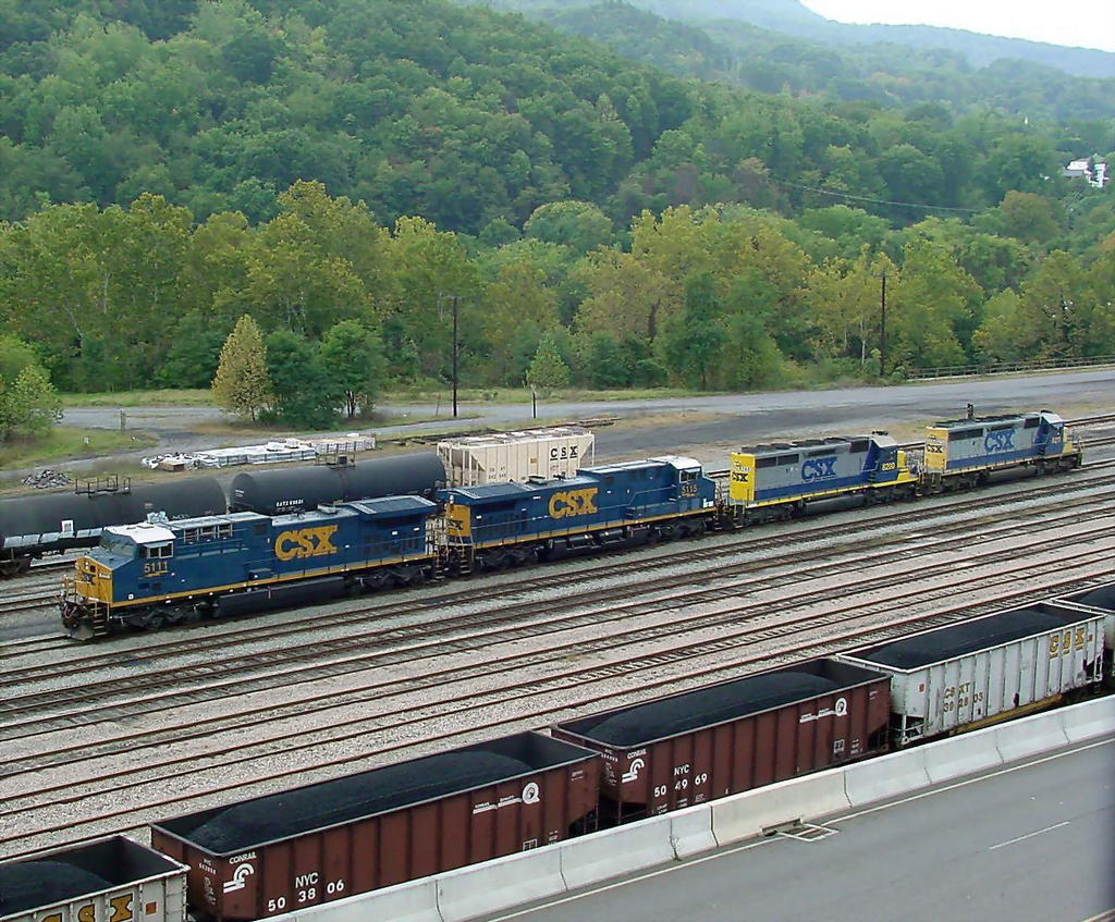 West end Clifton forge yard