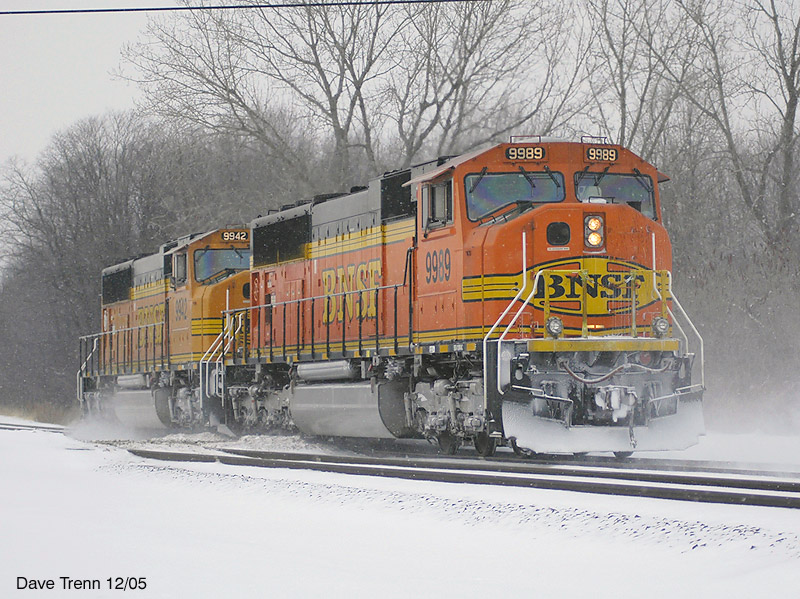 Westbound CSX V980-18 in the Snow II