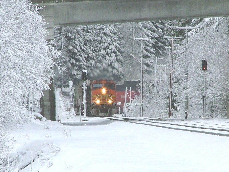 Westbound In the Snow