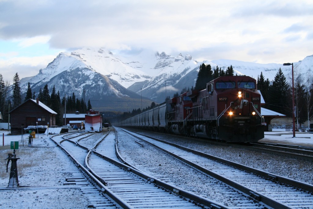 Westbound Potash Train at Banff
