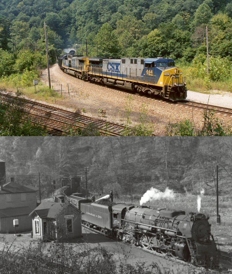 What a difference 65 years makes