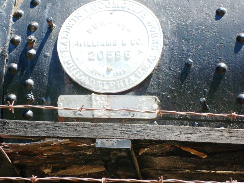 #1382's builder plate