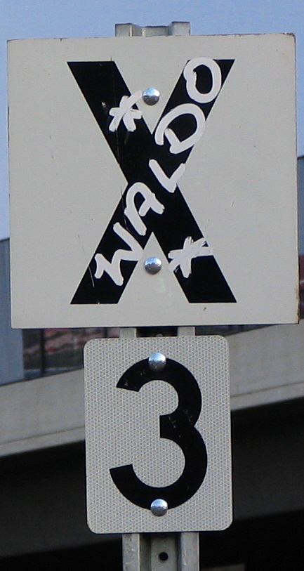3 Waldo crossings ahead