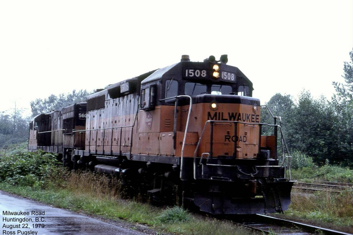 A Gloomy Day on the Milwaukee Road
