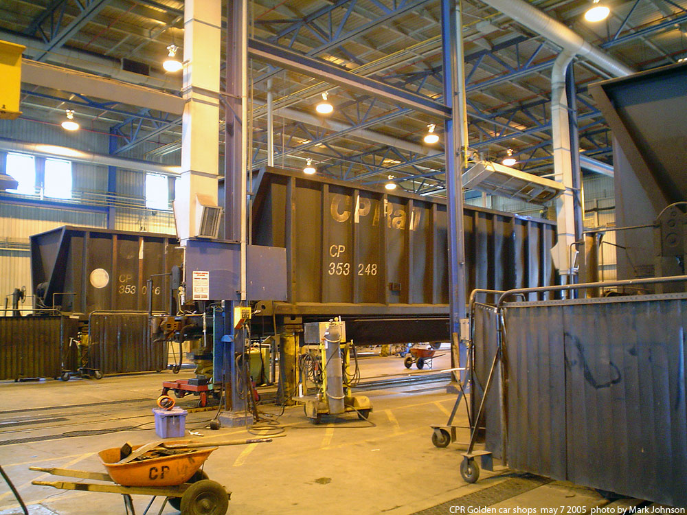 A look inside the car shops