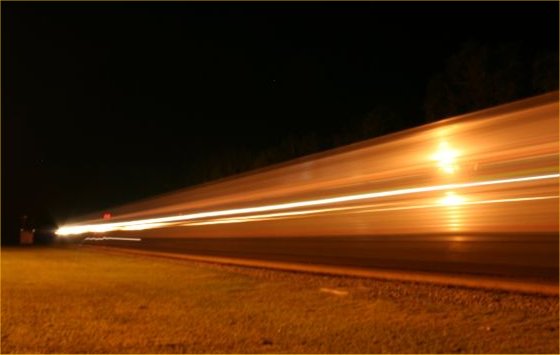 A night blur