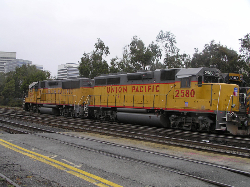 A Pair of UP Locos at the Yard