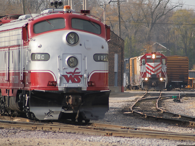 Action on the WSOR at the Janesville yard