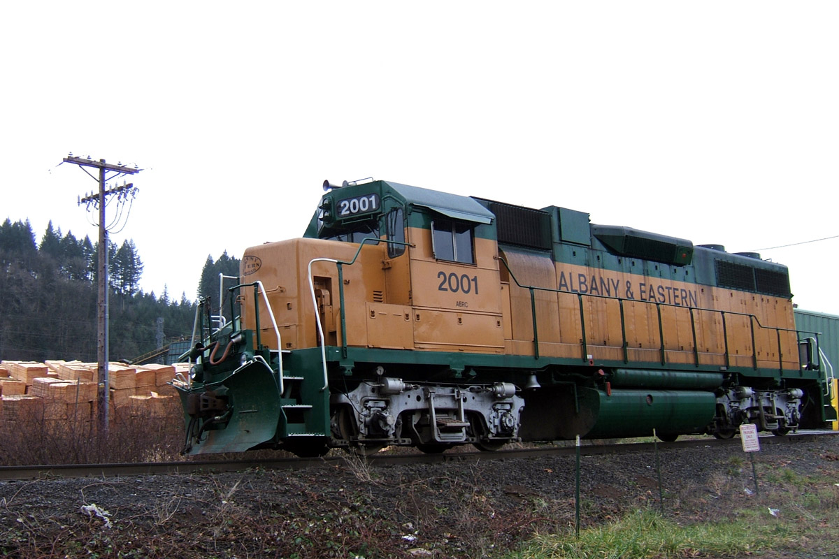 Albany Eastern 2001 at Frank Lumber Mill, Lyons OR