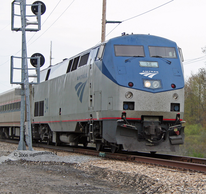 Amtrak #34  Dowagiac, MI