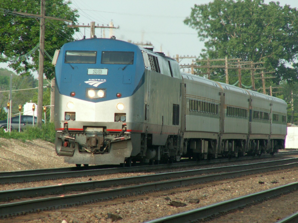 Amtrak 347 Rolling Slowly thru