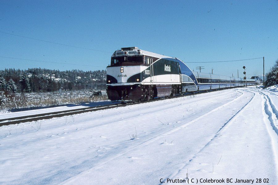 Amtrak at Colebrook