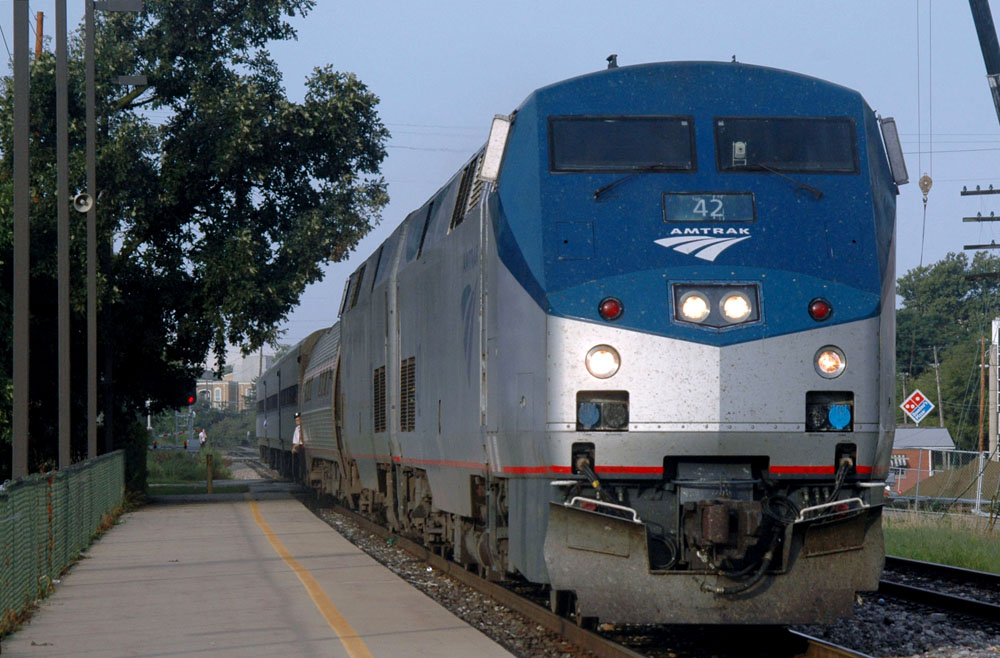 Amtrak in Normal. IL