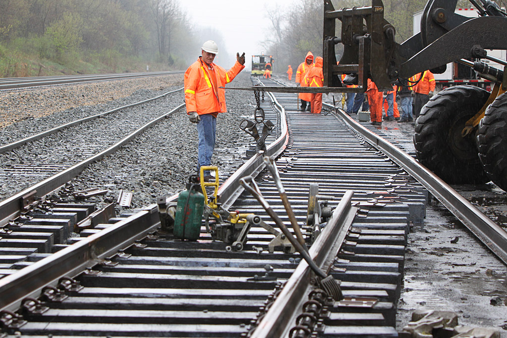 Amtrak MOW yard upgrade  Niles, MI