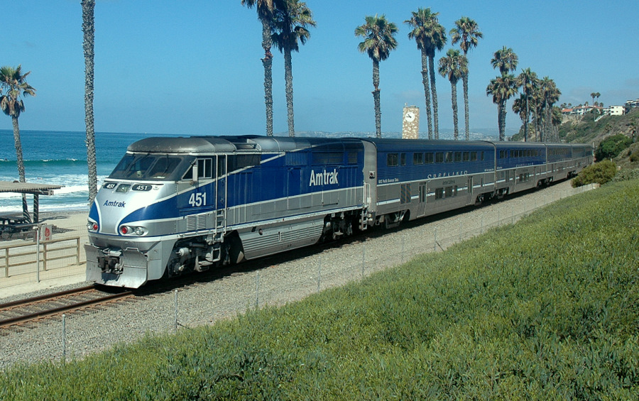 Amtrak Surfling at San Clemente