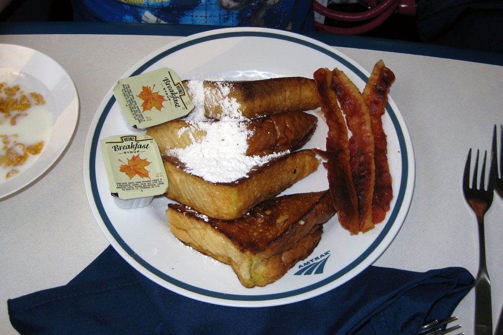 Amtrak's Famous Railroad French Toast