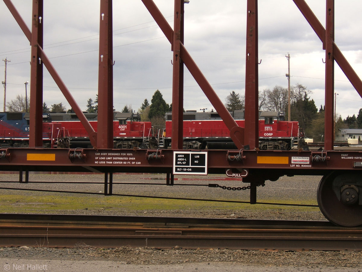 At the Central Oregon & Pacific shops, Eugene.