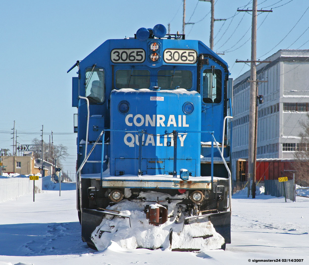 B-1-G spends the night sitting by the Dowagiac depot