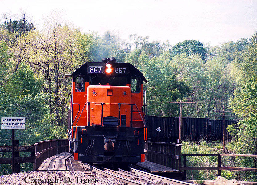 B&LE #867 Southbound