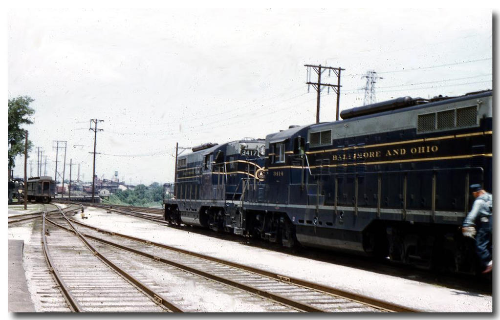 B & O in Louisville at the Old Central Station