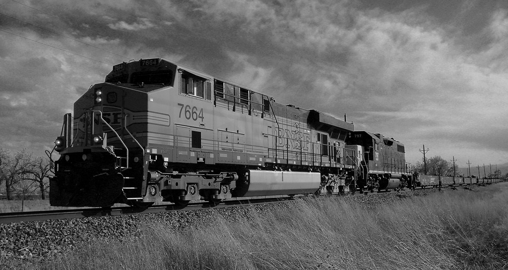 B&W Baretable Over Front Range...
