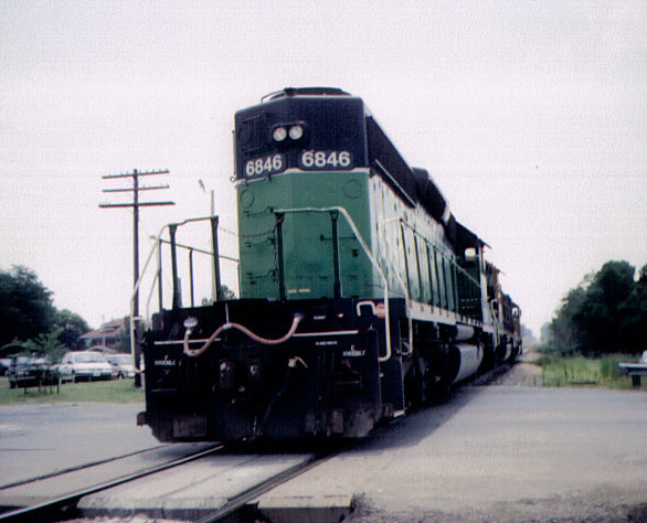 Back of a sd40-2