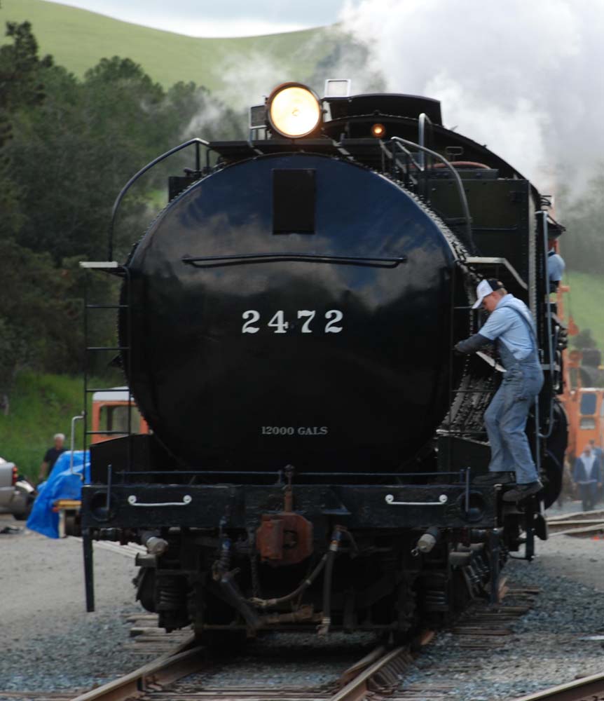 Backing out of Brightside Yard