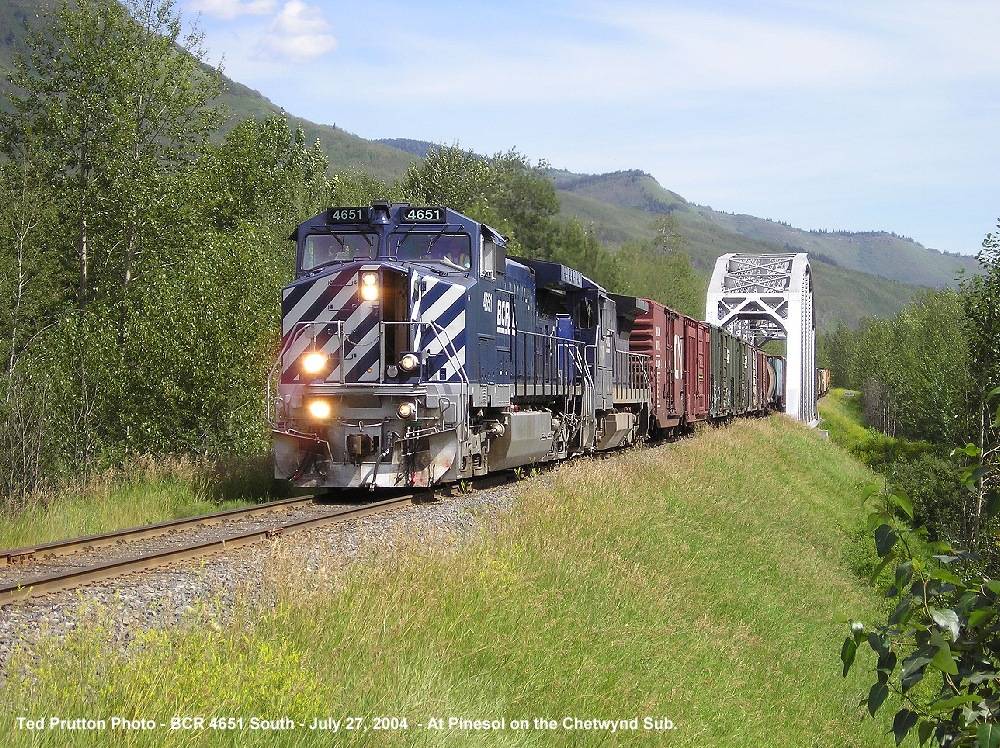 BC RAIL Chetwynd Sub.