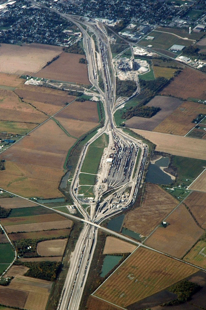 Bellevue, OH Yards from 35,000 Feet