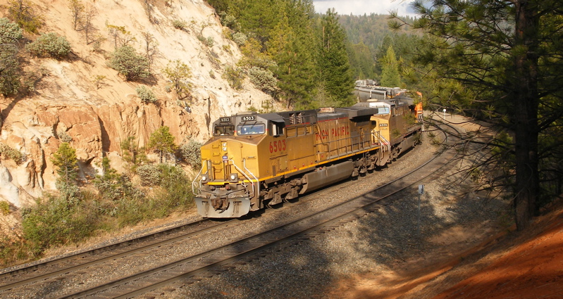 between the foothills and the summit