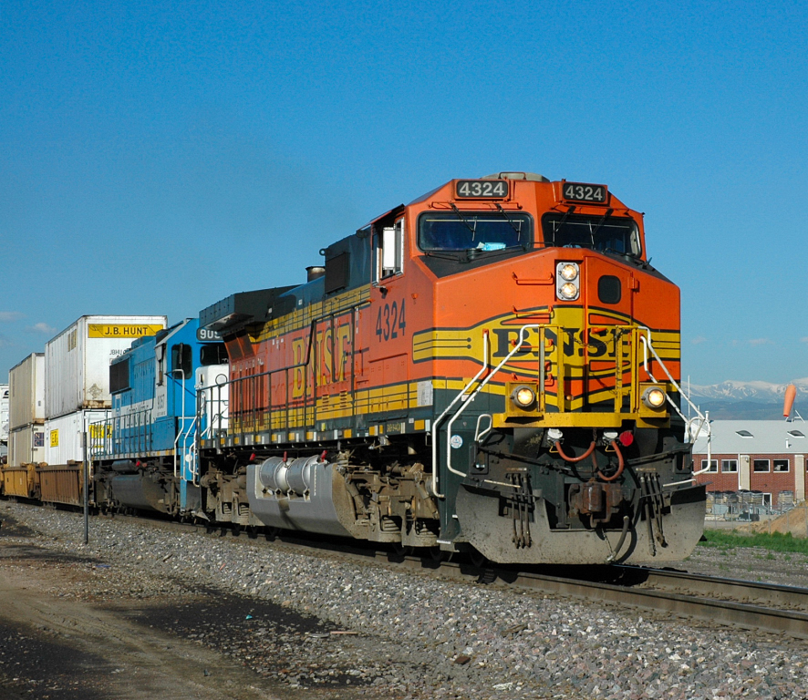 Big Box Train Heads Out
